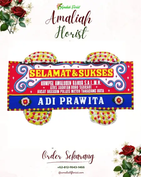 Papan Bunga Ucapan Selamat Sumberanget